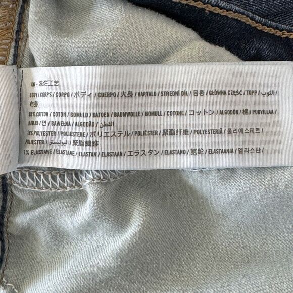 Hollister Mens SZ W28xL34 Slim Taper Jeans Zip-Fly Pockets Medium Wash Blue - Picture 9 of 9